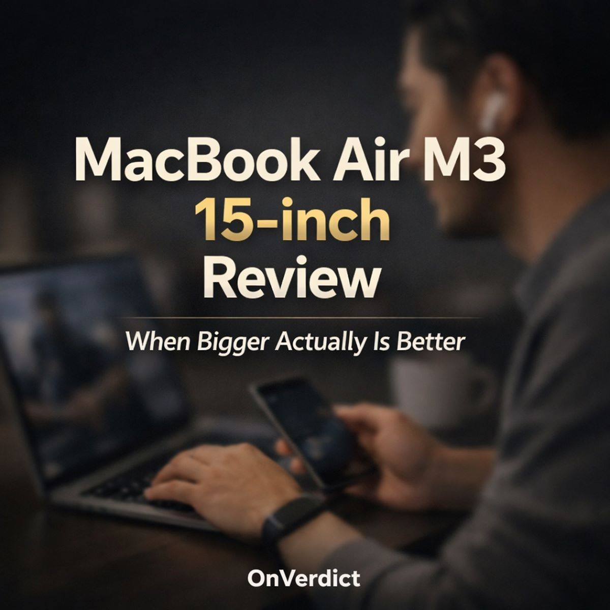 MacBook Air M3 15-inch Review: When Bigger Actually Is Better — OnVerdict